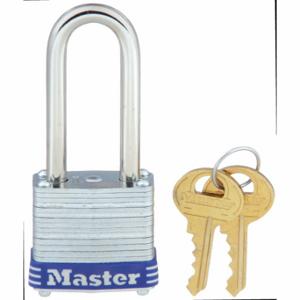 MASTER 7LF Padlock, 1 1/2 Inch Size Vertical Shackle Clearance, 1/2 Inch Height | CT2HVA 3HUC2