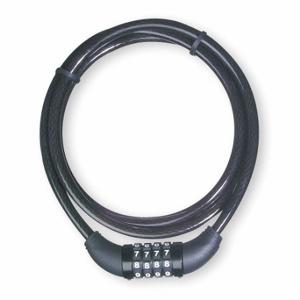 MASTER 8119DPF Cable Lock, Keyed Different, 5 ft Cable Length, 3/8 Inch Cable Dia, Braided Steel | CT2HAR 6JD75