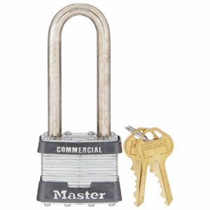 MASTER 81LJ Padlock, 2 1/2 Inch Size Vertical Shackle Clearance, 3/4 Inch Height | CT2HXT 3HWA2