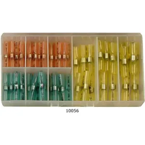 MASTER APPLIANCE 10056 Solderseal Connector Assortment Kit, Butt Splice | AJ8BWR