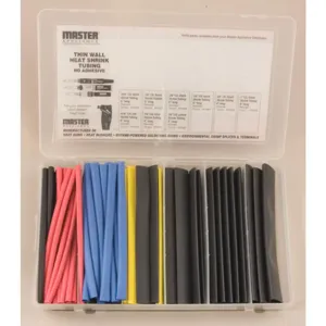 MASTER APPLIANCE 10062 Thin Wall Flexible Heat Shrink Tubing Kit | AJ8BWK