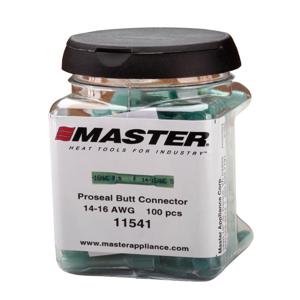 MASTER APPLIANCE 11541 Butt Splice Connector Jar, 14-16 AWG, Pack of 100, Blue | CH9KQV