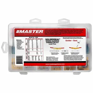 MASTER APPLIANCE 11822 Connector Assortment Kit, Pack of 135 | CH9KRR