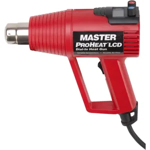 MASTER APPLIANCE PH-2400K-A6 Proheat Lcd Dial-in Heat Gun W/storage Case, 50-540 Deg C, 230v, Uk Plug | AJ8BQV