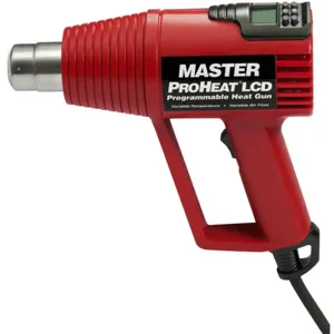 MASTER APPLIANCE PH-2500K-A1 Proheat Lcd Programmable Heat Gun, 50-540 Deg C, W/storage Case, Europlug | AJ8BRB