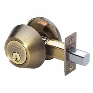 MASTER DS0605KA Schlossriegel, 3, Antikmessing, Kwikset Kw1, gleich | CT2HTK 492V18