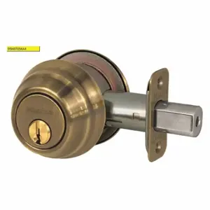 MASTER DSH0705KA4 Lock Deadbolt, 1, Antique Brass, Kwikset Kw1, Alike Inch Sets Of 4 | CT2HRE 492W83