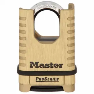 MASTER LOCK 1177 Combination Padlock, Resettable Bottom-Dial Location, 1-1/16 Inch Shackle Height | CD2YRV 38W807