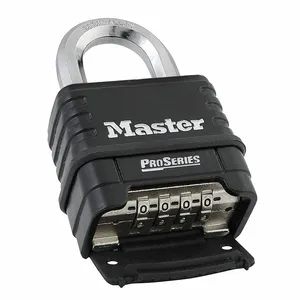 MASTER LOCK 1178D Zinc Die Cast Resettable Combination Padlock, 58mm Wide, Black | CM7TZG