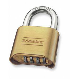 MASTER LOCK 175 Combination Padlock, Resettable Bottom-Dial Location, 1 Inch Shackle Height | CD3UWR 1U172