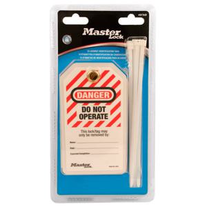 MASTER LOCK 497AD Do Not Operate Safety Tags in Carded Packaging, English, Laminated, Bag of 12 | CM7UUX