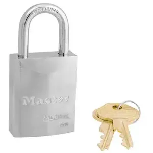 MASTER LOCK 7030 Solid Steel Padlock, 40mm Wide, 27mm Tall Shackle, 5 Pin, Keyed Different | CM7TYX