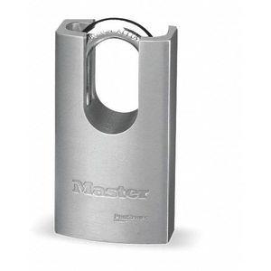 MASTER LOCK 7045 Different-Keyed Padlock, 1-3/16 Inch Shackle Height, Silver | CD3UWC 4YH33