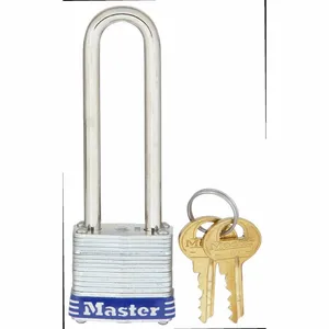 MASTER LOCK 7KALJ Laminated Steel Padlock, 29mm Wide, 64mm Tall Shackle, Keyed Alike | CM7UCA