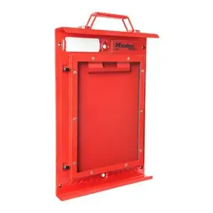 MASTER LOCK S3501 Permit Display Case, Red | CM7TWB