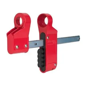 MASTER LOCK S3922 Blind Flange Lockout Device, Small, Nut Diameter Range 3/4 to 1 1/8 Inch | CM7TVT