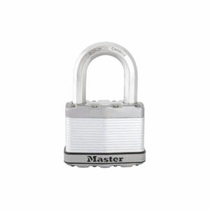 MASTER M15XLF Padlock, 1 1/2 Inch Vertical Shackle Clearance, 1 3/16 Inch Height | CT2HUZ 494K61