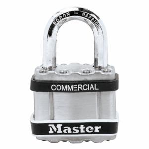 MASTER M1STS Padlock, 1 Inch Size Vertical Shackle Clearance, 13/16 Inch Height | CT2JAZ 52TG72