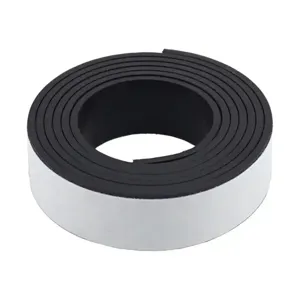 MASTER MAGNETICS 07011 Magnetic Strip With Adhesive, 0.50 Inch Width, 30 Inch Length, 0.060 Inch Thickness | CJ6NAV