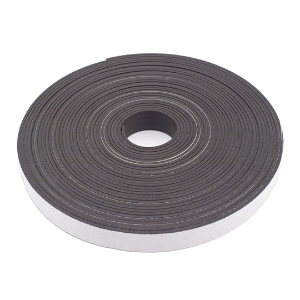MASTER MAGNETICS 07013 Magnetic Strip With Adhesive, 0.50 Inch Width, 25 ft. Length, 0.060 Inch Thickness | CJ6NAX
