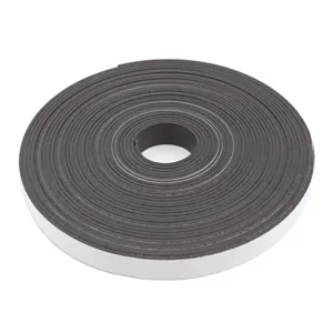 MASTER MAGNETICS 07013 Magnetic Strip With Adhesive, 0.50 Inch Width, 25 ft. Length, 0.060 Inch Thickness | CJ6NAX