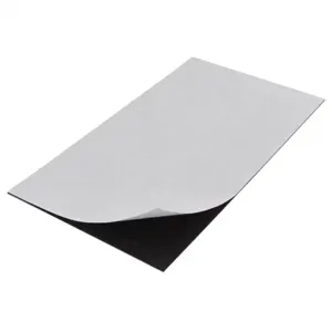 MASTER MAGNETICS 07014 Magnetic Sheet With Adhesive, 5.0 Inch Width, 8.0 Inch Length | CJ6NAA