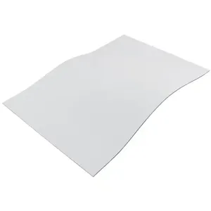 MASTER MAGNETICS 07027 Magnetic Sheet, 8.0 Inch Length, 5.0 Inch Width, White Vinyl | CJ6NAC