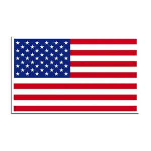 MASTER MAGNETICS 07063 Magnetic U.S.A. Flag, 3.0 Inch Width, 5.0 Inch Length, Pack of 2 | CJ6MVR