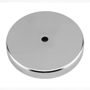 MASTER MAGNETICS 07223 Round Base Magnet, 3.190 Inch Dia., 0.440 Inch Thickness | CJ6MWA