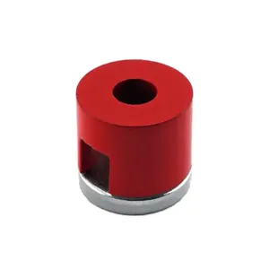 MASTER MAGNETICS 07258 Button Magnet With Keeper, 0.50 Inch Dia. | CJ6MVG