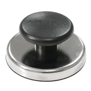 MASTER MAGNETICS 07505 Round Base Magnet With Knob, 2.625 Inch Dia., Ceramic | CJ6MWL