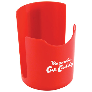 MASTER MAGNETICS 07582 Magnetic Cup Holder, 3.5 Inch Dia., 4.6 Inch Height, Red, Plastic | CJ6MYV