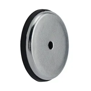 MASTER MAGNETICS 07626 Round Base Magnet, 1.45 Inch Dia., 0.275 Inch Thickness, 20 lbs. Pull Rating | CJ6MWZ