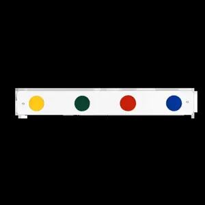 MASTER MAGNETICS 08046 Magnetic Bulletin Bar, 14 Inch Length, 2.0 Inch Width, 0.03 Inch Thickness, White | CJ6NDL