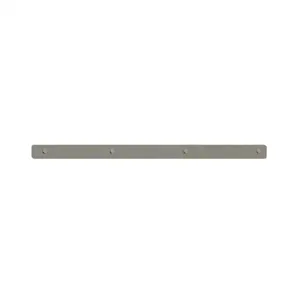 MASTER MAGNETICS 08047 Magnetic Bulletin Bar, Brushed Steel Finish, 14 Inch Length, 0.75 Inch Width | CJ6NDM