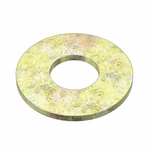 MASTER PRODUCTS HU-1000USSHZYB Flat Washer, 1-1/16 Inch Inner Dia., 2-1/2 Inch Outer Dia., 0.164 Inch Thickness, Yellow, 300PK | AE3EVK 5CXV5