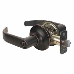MASTER RL0312PBOX Lock Door Lever Lockset, Grade 3, Aged Bronze, Not Keyed | CT2HDP 492W15