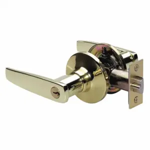 MASTER SLL0103KA4S Lock Door Lever Lockset, Grade 3, Straight, Satin Brass, Alike Inch Sets Of 4 | CT2HEM 492W49