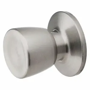 MASTER TU0515BOX Lock Knob Lockset, 3, Tulip, Satin Nickel, Not Keyed | CT2HNT 492W59