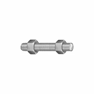 MAUDLIN PRODUCTS B7-1.125-7-8 Threaded Stud, B7 Ptfe, 1-1/8-8 Thread Size, 7 Inch Length, 8Pk | AE4YFR 5NYP1