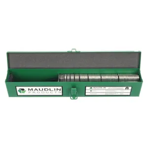 MAUDLIN PRODUCTS MSA2-FK Slotted Shim Assortment, A 2 x 2 Inch Full Kit, 260 Pcs. | AC2YBD 2NZH3