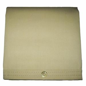 MAURITZON IHT-10-0408 Tarp, Heavy Duty, 4 x 8 ft Cut Size, 4 ft x 7 ft 9 Inch Finished Size, 20 mil Thick, Tan | CT2JMW 48NV94