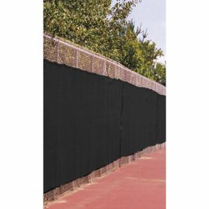 MAURITZON MTP-95-04-0625 Fence Screen, 6 ft Height, 25 ft Length, Black | CT2JFD 48NW09