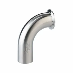 MAXCORE TE2C6MO.5-PL Elbow Adapter, 6Mo Stainless Steel, Orbital Weld X Clamp, 1/2 Inch X 1/2 Inch Tube Od | CT2JQE 792MZ9