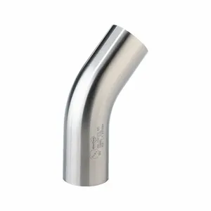 MAXCORE TE2KS6MO2.5-PO Elbow, 6Mo Stainless Steel, Orbital Weld X Orbital Weld, 2 1/2 Inch X 2 1/2 Inch Tube Od | CT2JZB 792N43