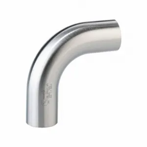 MAXCORE TE2S6MO4.0-PO Elbow Adapter, 6Mo Stainless Steel, Orbital Weld X Orbital Weld, 4 Inch X 4 Inch Tube Od | CT2JRJ 792N63