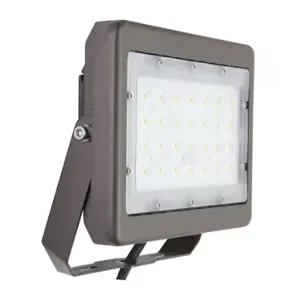 MAXLITE MSF50UW-50BY Flood Light, 6700 lm, 50 With Fixture Watt, 120 to 277 VAC, Wide Flood, 150W MH, LED | CT2KKZ 799KX9