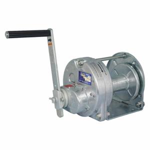 MAXPULL WINCHES GM-3-GS-SI Hand W Inch, 660 lb 1st Layer Load Capacity, Spur, 6.25, 1 W Inch Gear Ratio, Silver | CT2KPG 436R18