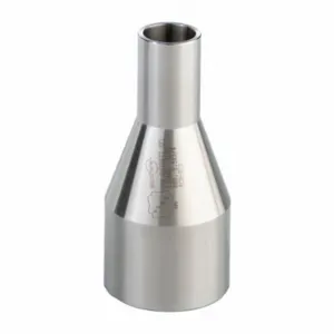 MAXPURE TE31SWW6L1.5X1.0-PM Concentric Reducer, 316L Stainless Steel, Orbital Weld X Orbital Weld | CT2KUD 792KP4