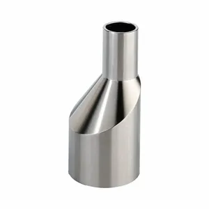 MAXPURE TE32SWW6L2.5X2.0-PM Eccentric Reducer, 316L Stainless Steel, Orbital Weld X Orbital Weld | CT2KXC 792KW6